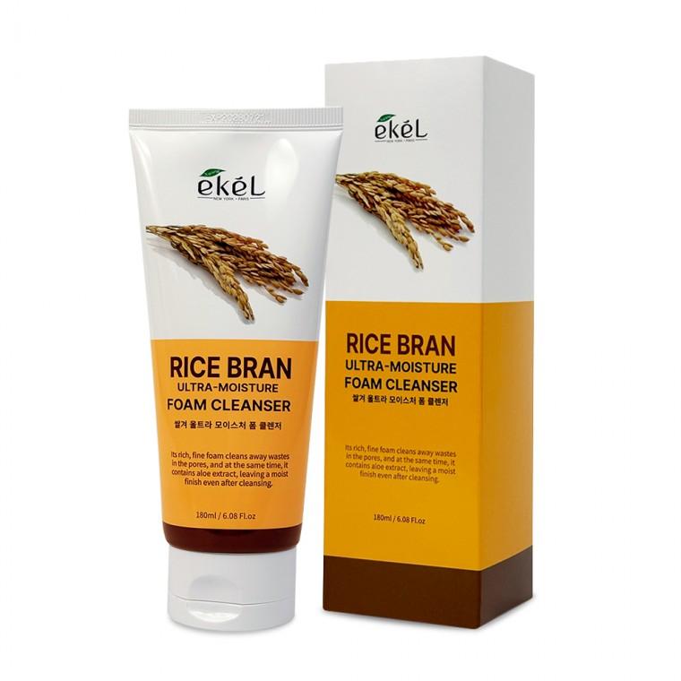 이켈 쌀겨 울트라 모이스처 폼 클렌저 180ml 폼클렌징 클렌징폼 세안제