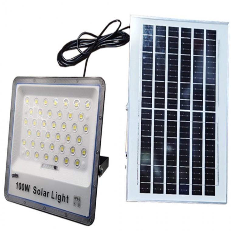 태양광 LED 투광등 100W IP66 태양광정원등