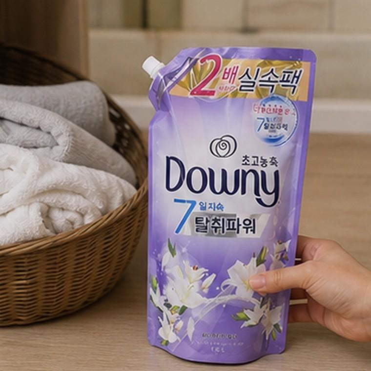 초고농축 섬유유연제 리필 1.6L 릴리향 세탁마무리 향기보강 옷감부드러움