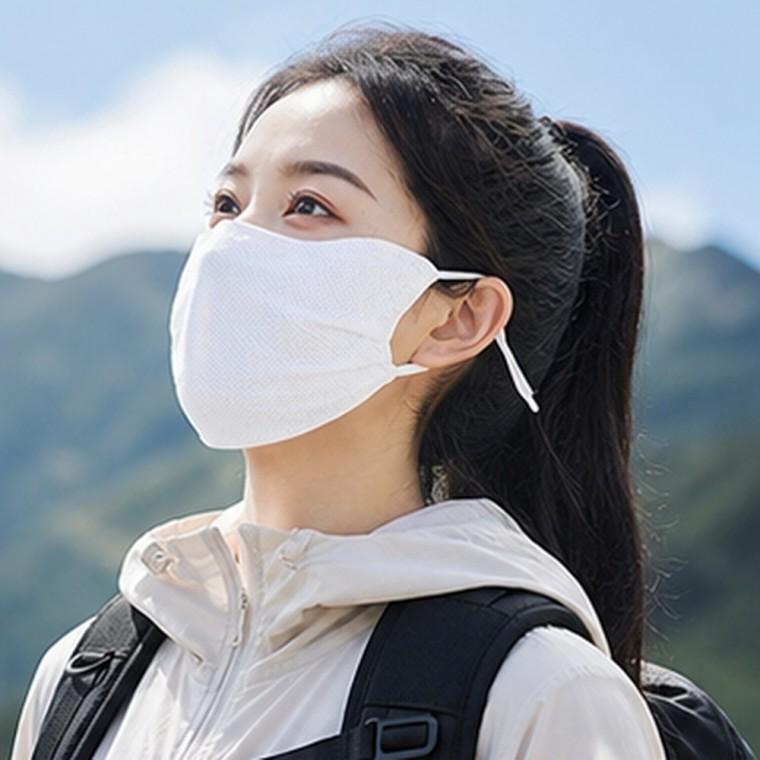 남녀공용 여름 등산 러닝 자외선차단 눈가보호 통풍 쿨마스크 안면마스크