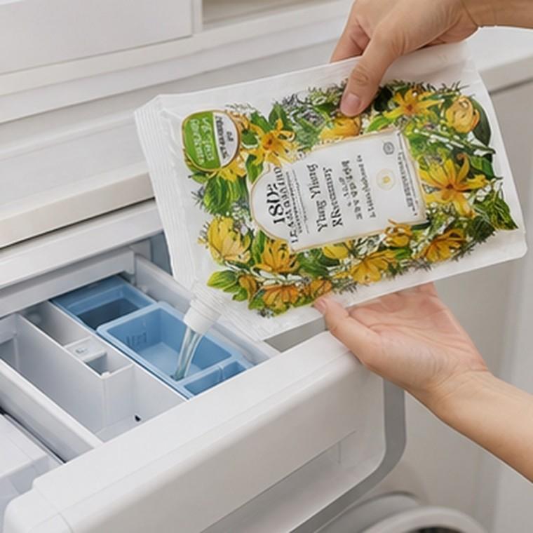 고농축 섬유유연제 리필 일랑일랑 로즈마리 허브향 세탁 마무리 1.5L