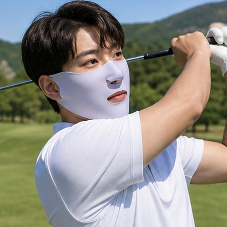 자외선차단 페이스 쿨마스크 통기성 야외활동 골프 낚시 등산 사이클용