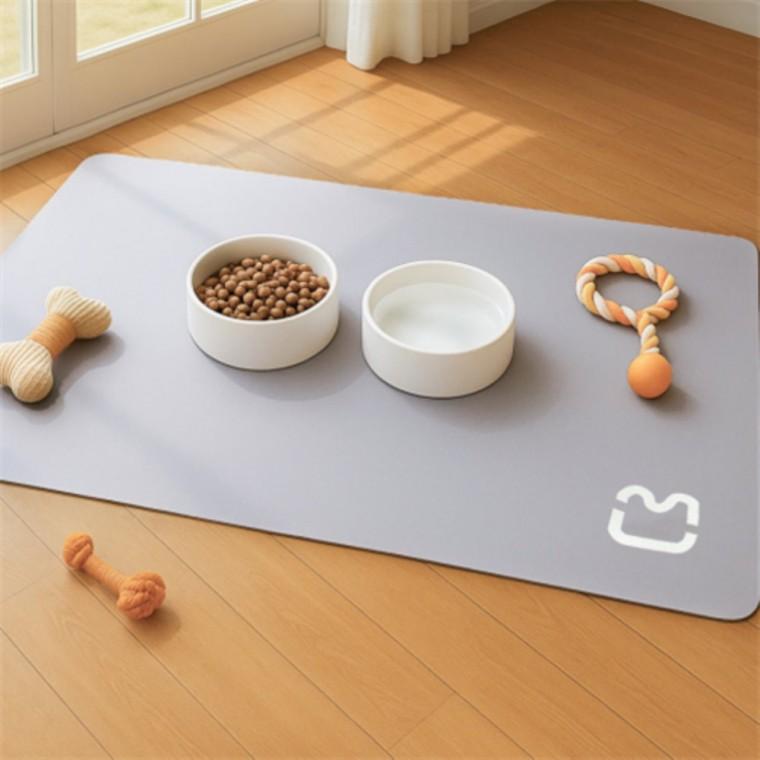 규조토 강아지밥그릇받침대 80x50cm 흘림방지식탁매트 반려동물식기받침대 고양이식판매트