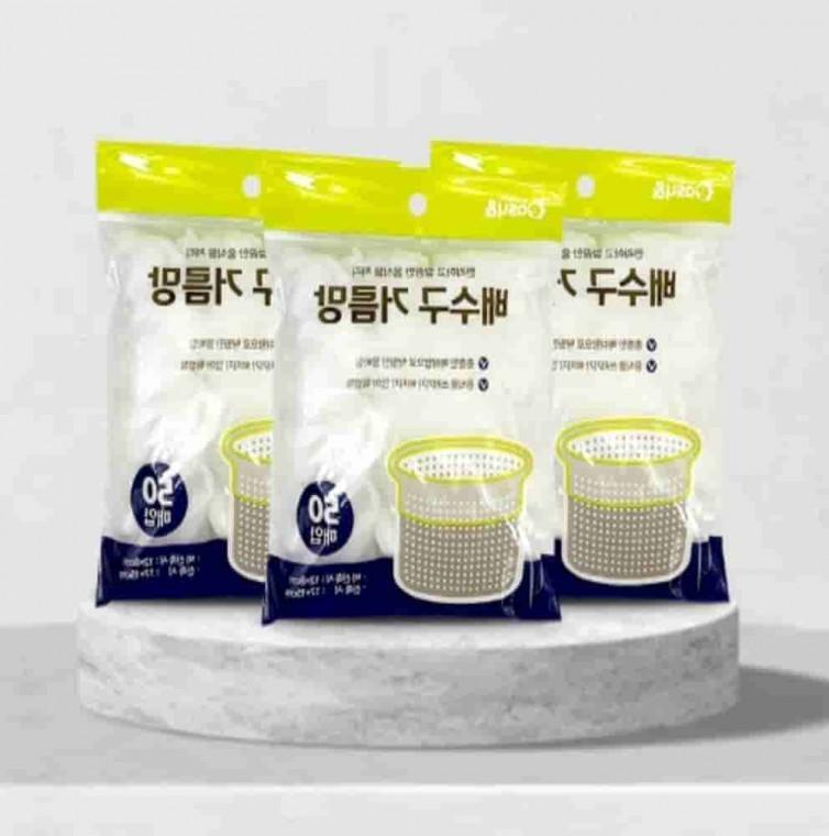배수구 거름망 50매 12개 싱크대하수구망 음식물쓰레기거름망 싱크대음식물거름망 씽크대거름망