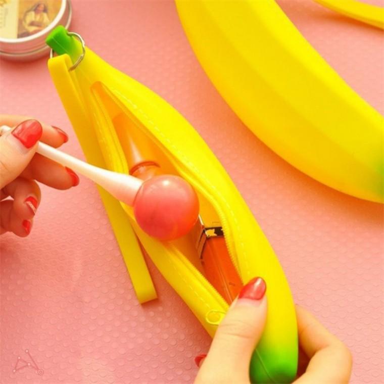 바나나 파우치 귀여운미니파우치 휴대용바나나케이스