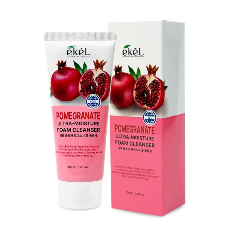 이켈 석류 울트라 모이스처 폼 클렌저 100ml 폼클렌징 클렌징폼 세안제