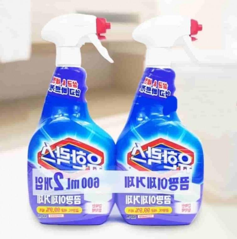 곰팡이제거제 600ml 4개 타일클리너 화장실바닥청소세제 욕실곰팡이제거제 곰팡이제거제스프레이