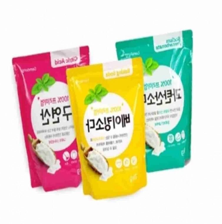 베이킹소다 과탄산소다 구연산 세트 2kg 주방세제 세탁세제 과탄산세제 다목적세제