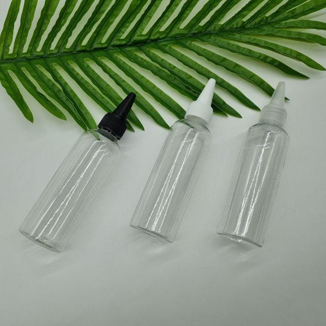 휴대용공병 소분공병 화장품공병 소분용기 오일공병 뾰족캡 용기 100ml 투명캡