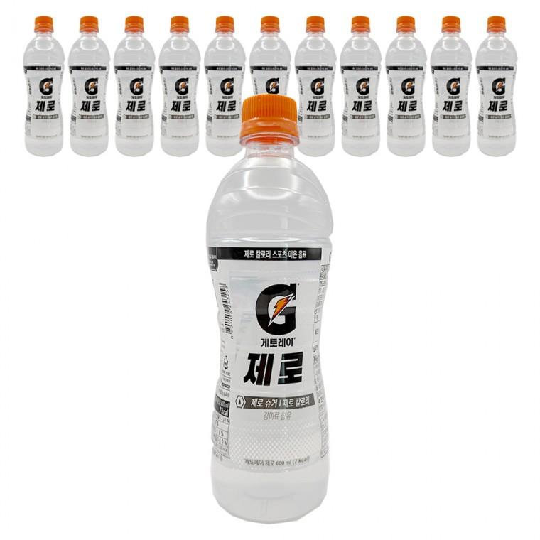 롯데 게토레이 제로 600ml x 12PET