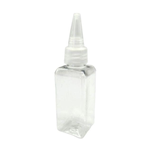 샘플공병 뾰족캡공병 소분용기 공병 미용실공병 뾰족캡 용기 50ml 투명