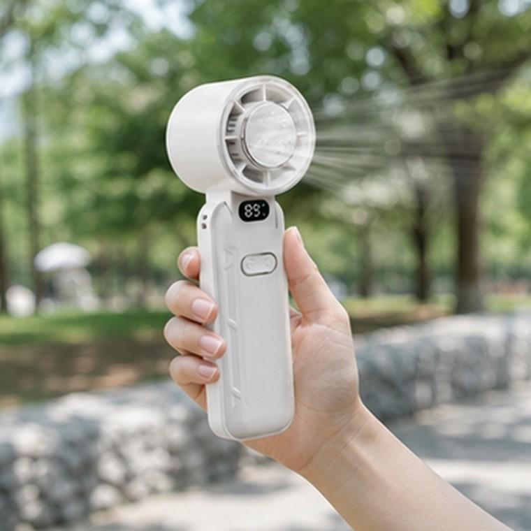 아이스 넥쿨러 접이식 핸디선풍기 BLDC 반도체냉각 3600mAh