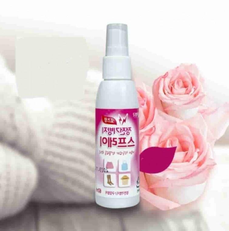 옷 정전기방지 스프레이 60ml 로즈향 4개 정전기스프레이 니트정전기방지 정전기방지용품