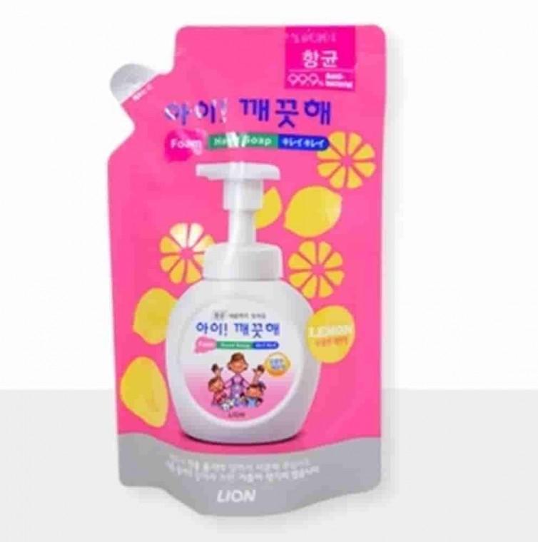거품비누 리필 200ml 레몬향 3개 유아손세정제 거품세정제 아이손세정제 미니손세정제