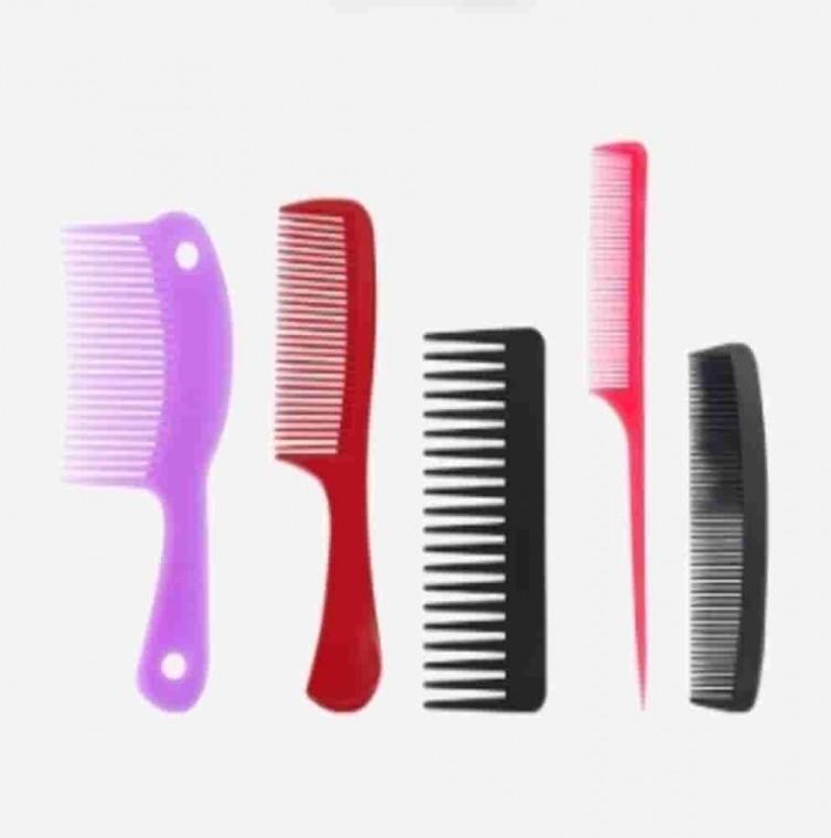헤어빗 5종세트 헤어컷팅빗 남성용빗 드라이빗 미용꼬리빗