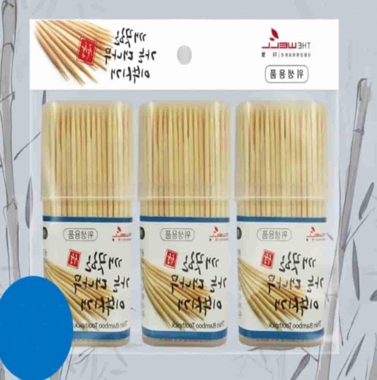 대나무이쑤시개 320개입 3P 고급이쑤시개 식당이쑤시개 중국집이쑤시개 일회용치실