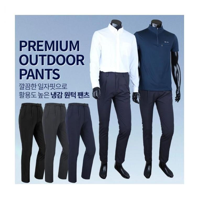 루미나D 스판 팬츠 아웃도어 여름 원턱