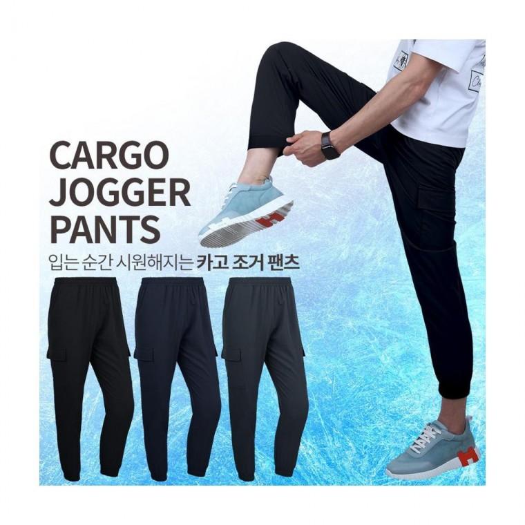 루미나D 풀밴딩 마운틴 카고 조거 팬츠