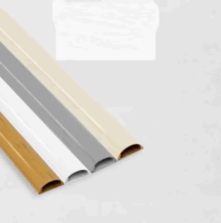 타원형 전선몰드 1M 25x10mm 벽면몰딩 바닥몰딩 전선보호커버