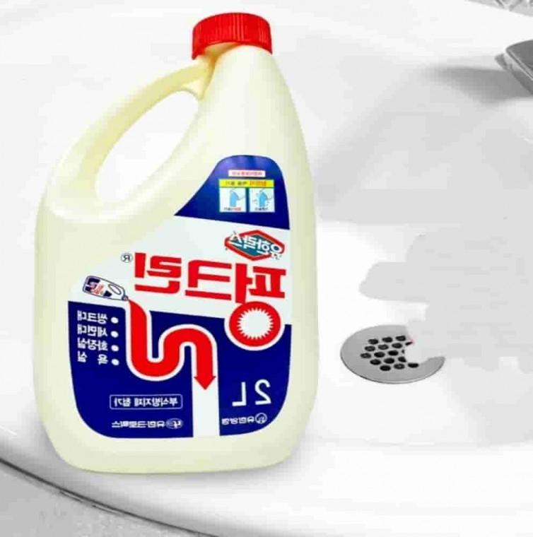배수관막힘 용해제 2L 뚜러뻥액체 변기뚫는액체 하수구뚫는액체 하수구세정제