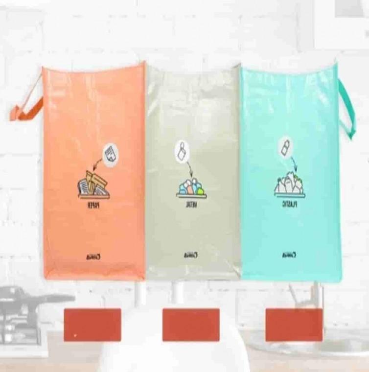 쓰레기 분리수거함 3개입 2개 가정용분리수거함 재활용수거함 분리수거백 재활용품수거함