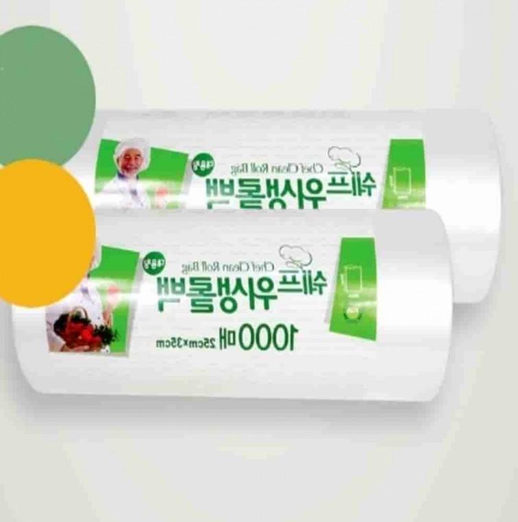 대용량 위생롤백 1000매 소형 25x35cm 업소용비닐봉투 롤비닐봉투 주방비닐봉투 위생롤팩