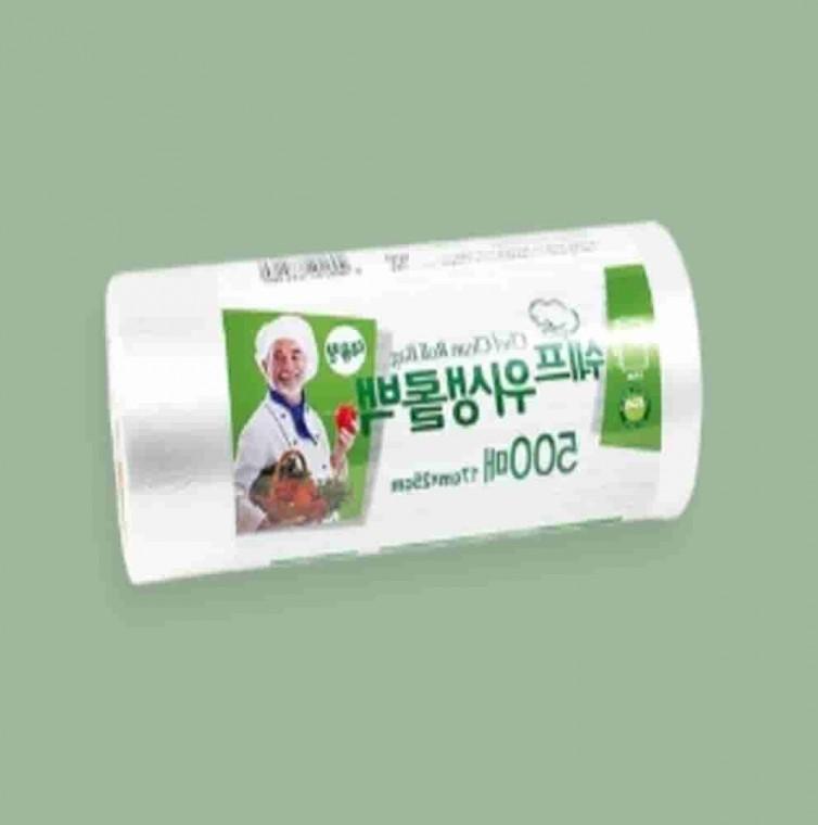 미니 롤백 500매 17x25cm 일회용비닐팩 일회용봉투 투명비닐 위생비닐