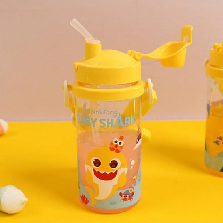어린이 빨대물통 350ml 휴대용 물병
