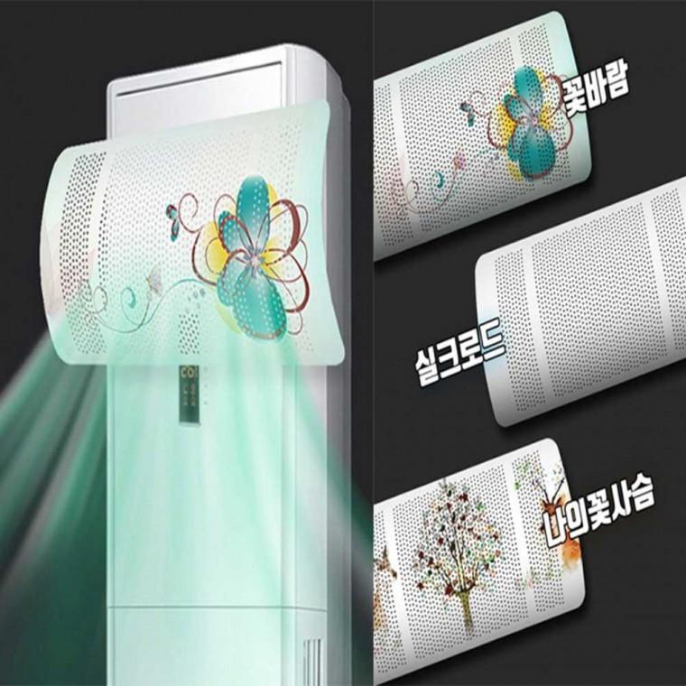 스탠드 에어컨 바람막이 바람가드 냉방병예방