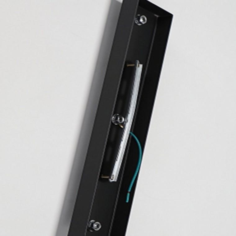 팬던트 후렌지 3등 소 400x80x20 블랙 펜던트브라켓
