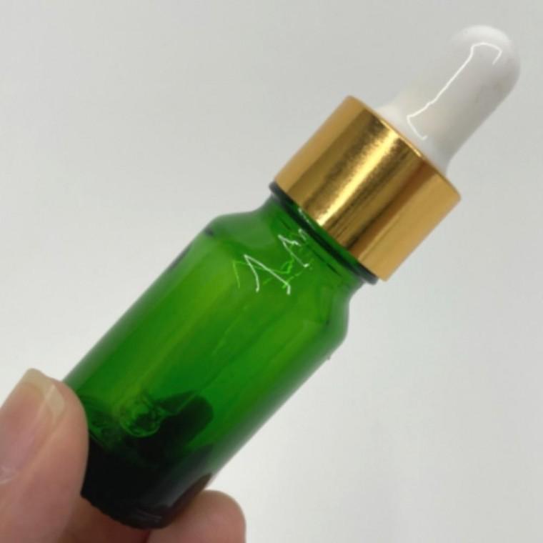 1개 그린 10ml 유리 스포이드 공병 불투명 액체 소분 용기 아로마 오일 공병 오일병