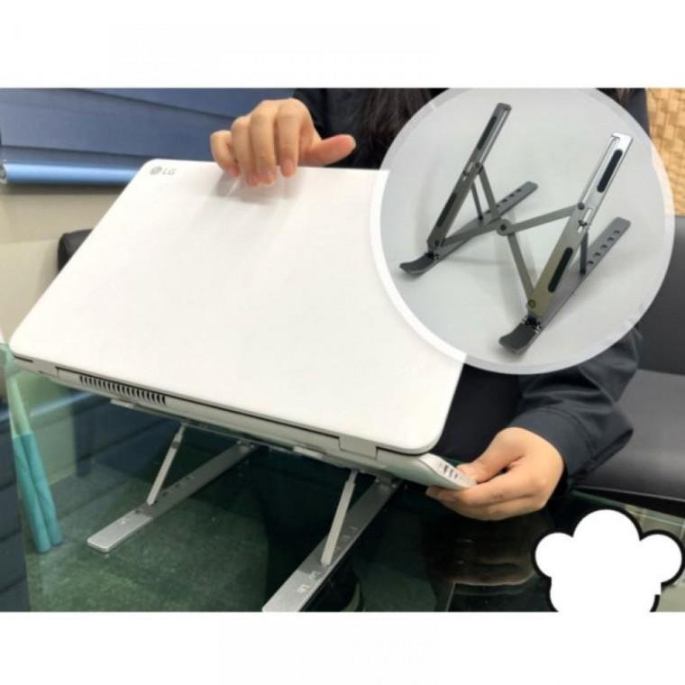 18인치 높이 폭 조절 패드 태블릿 거치대 스탠드 탁상 책상 받침대 접이식 고정대 홀더