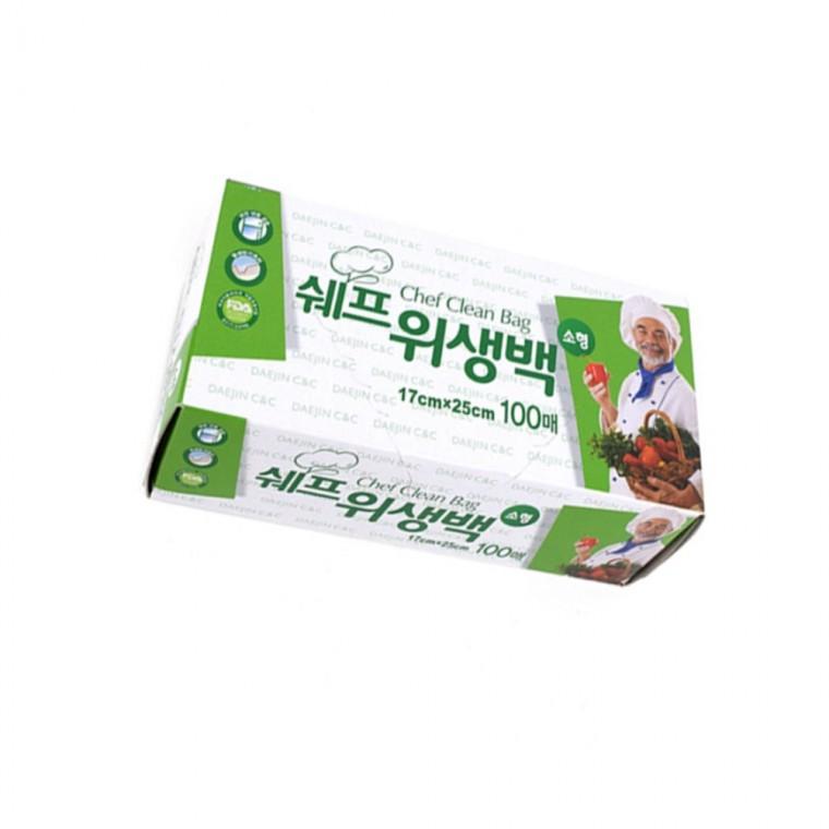 위생백소형 100매 일회용봉투소형 식품봉투 위생비닐팩