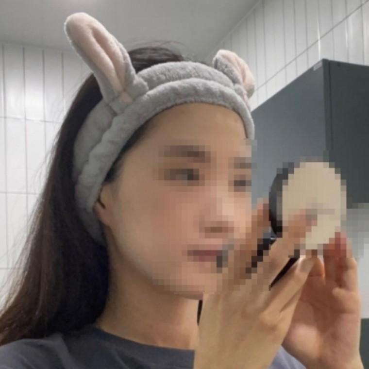 회색 세수 헤어 밴드 머리띠 세면 밴드 앞머리 고정 흘림방지 샤워 세수 남자 여자