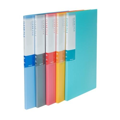대흥사 F931 PP크레어화일 10매 연두(아쿠아블루) A4