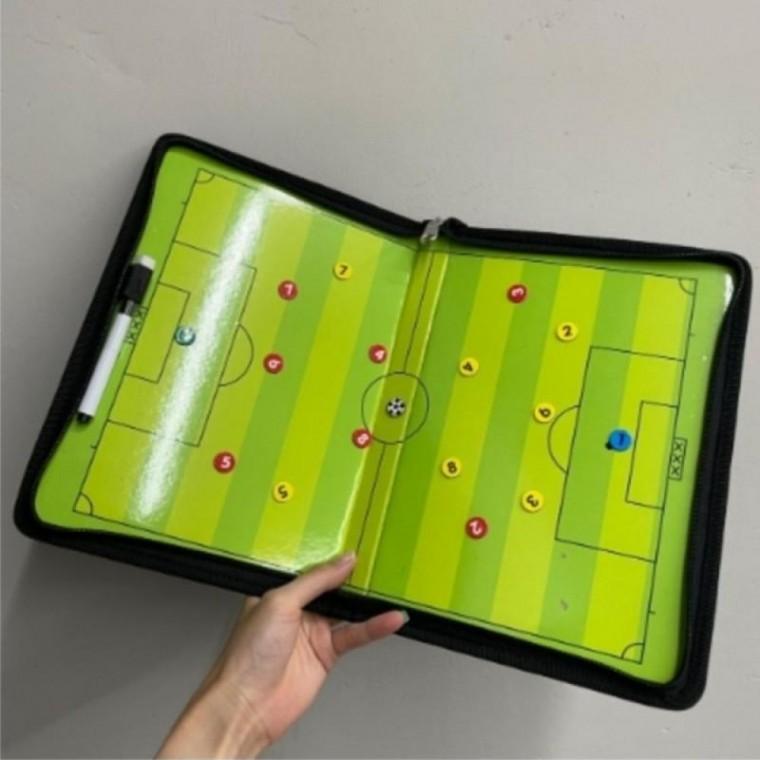 축구 휴대용 지퍼형 자석 전술 작전판 마카 조직도 풋살 전술보드 축구판 작전 지휘판