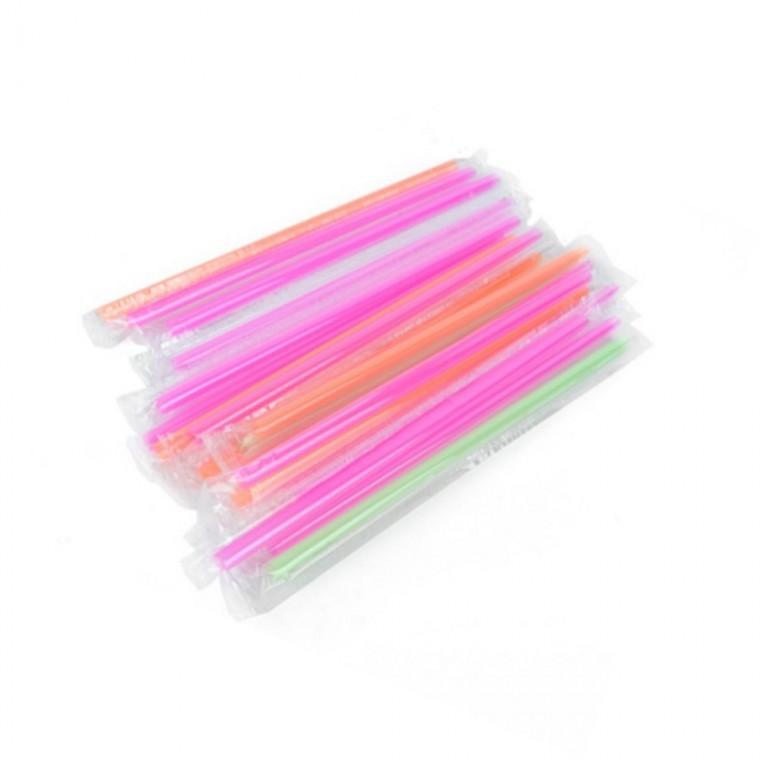 빨대 50P 일회용스트로우 예쁜빨대 얇은빨대