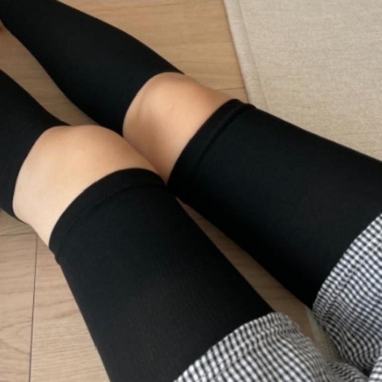 1쌍 블랙 허벅지 압박 스타킹 슬리브 밴드 보호대 레그 압박 슬리브 아대 스포츠