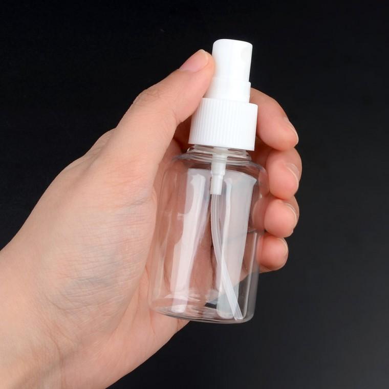 스프레이용기 50ml 스프레이통 미스트공병 스프레이공병 투명플라스틱용기 화장품공병