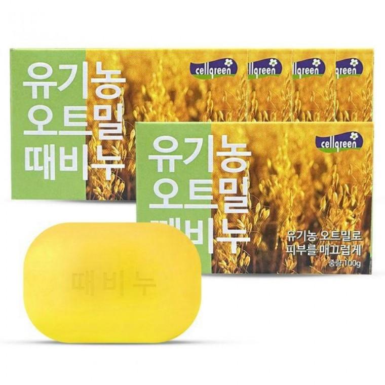 동서 유기농 오트밀 때비누 100g 5개