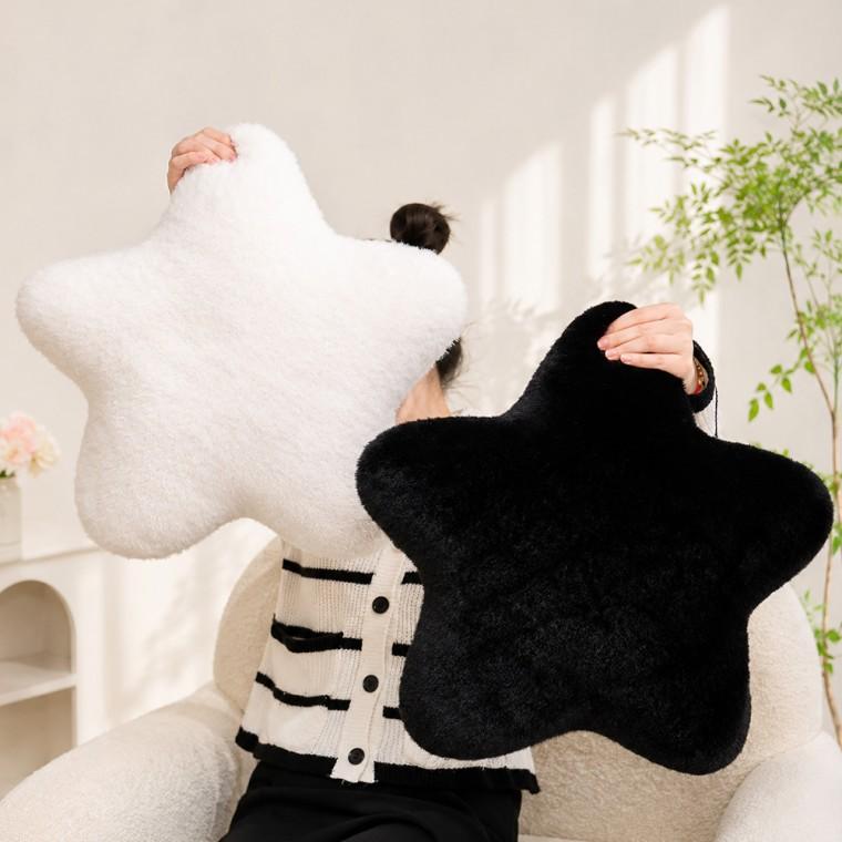 BELLASOM 등받이 캐릭터 쿠션 4Color 극세사 소파 등쿠션 별모양 쿠션 집들이 도매 유통