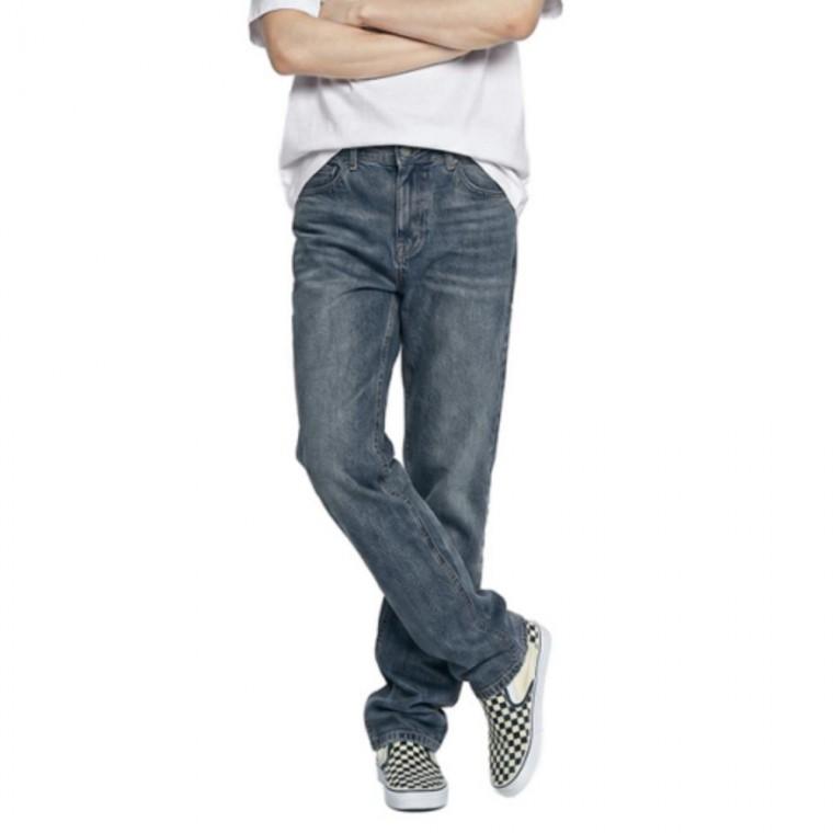 남성 캐주얼 워싱 스판 일자핏 청바지 데일리 데님 팬츠