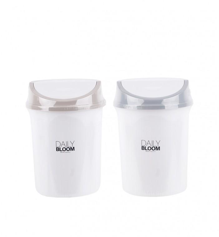 디디샵 국산 데일리 원형 휴지통 2호 6L (색상랜덤) (484260)