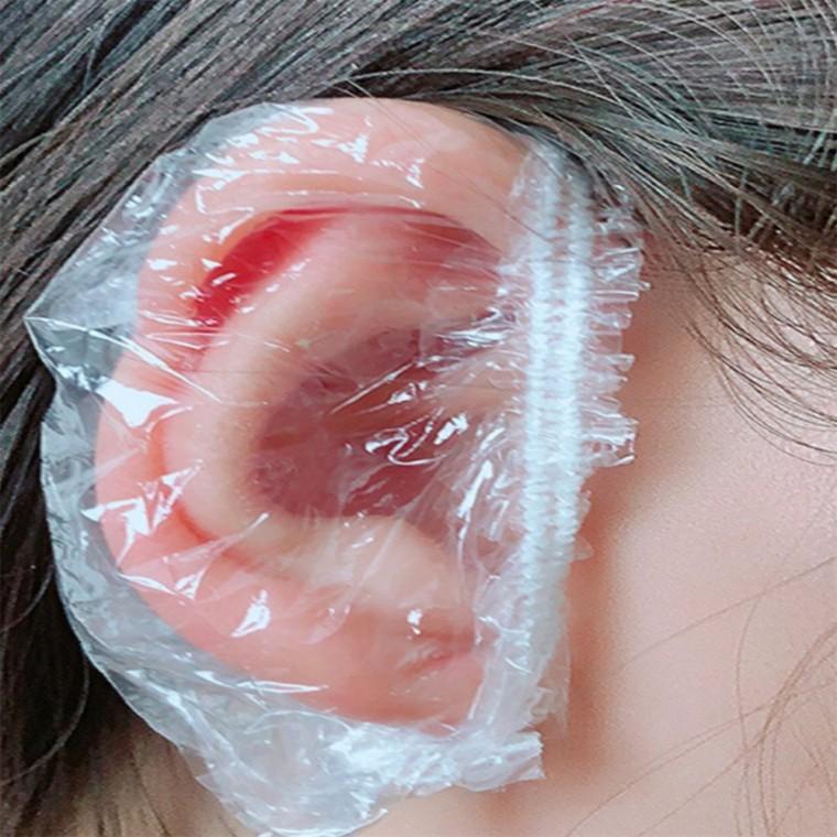 귀커버 염색귀마개비닐캡 염색귀커버 미용실귀마개