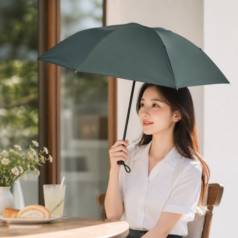 접이식 자외선 차단 우산 햇빛가리개 겸용 경량 자동우산