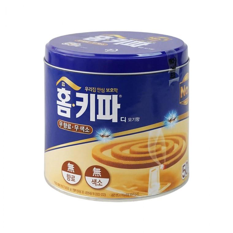 홈키파 캔 모기향 50개입 무색소 무향료
