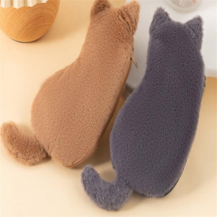 보들보들고양이필통 초등학생필통 봉제필통