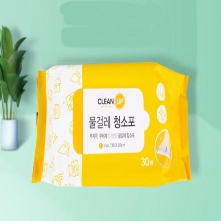 물걸레포 30매 대형 30X20cm 10개 일회용걸레 바닥청소포 청소용물티슈