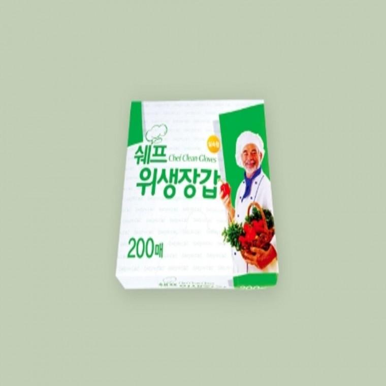 일회용 비닐장갑 200매 3개 김장장갑 손가락장갑 1회용비닐장갑