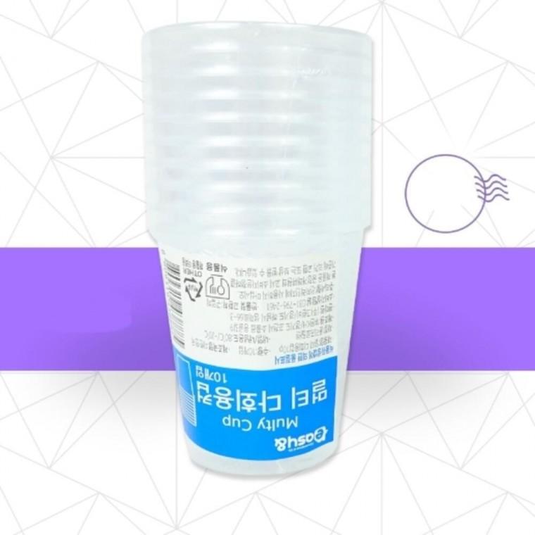 플라스틱컵 10개입 안깨지는컵 투명컵